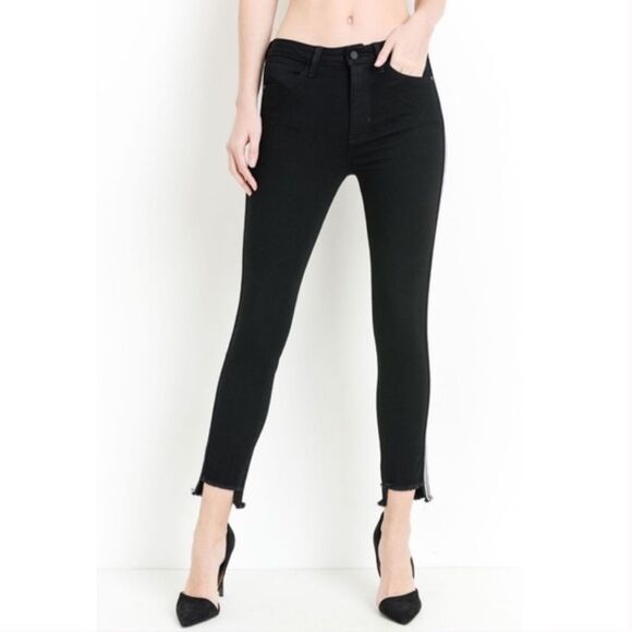 Just Black-Black Jean w/ Double Side White Stripe - Picture 8 of 10